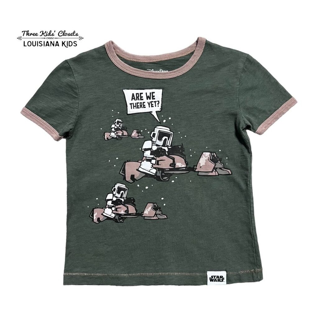 Disney Parks 5T Star Wars Ringer Tee Shirt